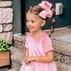 imageOaoleer Hair Bows 30 Colors 4 Inch Grosgrain Ribbon Bows Alligator Clips Hair Barrettes Hair Accessories for Girls Toddler Infants Kids Teens Children6 Inch Pack of 40
