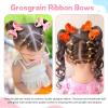imageOaoleer Hair Bows 30 Colors 4 Inch Grosgrain Ribbon Bows Alligator Clips Hair Barrettes Hair Accessories for Girls Toddler Infants Kids Teens Children3 Inch Pack of 40
