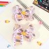 image2PCS Oaoleer Layered Grosgrain Ribbon Alligator Hair Clips White 6inch Barrettes for Girls Infants Toddlers Kids and TeensBack to School Bows