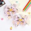 image2PCS Oaoleer Layered Grosgrain Ribbon Alligator Hair Clips White 6inch Barrettes for Girls Infants Toddlers Kids and TeensBack to School Bows