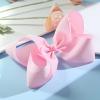 image2PCS Oaoleer Layered Grosgrain Ribbon Alligator Hair Clips White 6inch Barrettes for Girls Infants Toddlers Kids and TeensPink