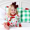 image2PCS Oaoleer Layered Grosgrain Ribbon Alligator Hair Clips White 6inch Barrettes for Girls Infants Toddlers Kids and TeensRedVelvet