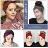 imageOAOLEER 14 Pack Wide Headbands for Women Elastic No Slip Knotted Hair Bands Yoga Hair Wrap