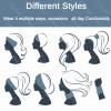 imageOAOLEER 14 Pack Wide Headbands for Women Elastic No Slip Knotted Hair Bands Yoga Hair Wrap