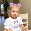 imageOAOLEER 40pcs 2quot Flower Baby Hair Bows Clips Chiffon Flower Tiny Hair Clips Fine Baby Hair Accessories for Girls Infants Toddlers Set of 20 Pairs