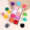 imageOAOLEER 40pcs 2quot Flower Baby Hair Bows Clips Chiffon Flower Tiny Hair Clips Fine Baby Hair Accessories for Girls Infants Toddlers Set of 20 Pairs