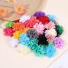 imageOAOLEER 40pcs 2quot Flower Baby Hair Bows Clips Chiffon Flower Tiny Hair Clips Fine Baby Hair Accessories for Girls Infants Toddlers Set of 20 Pairs