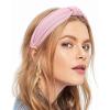 imageOAOLEER 6 Pack Top Knotted Headbands for Women Fashion Headband Cloth Cross Twist Hairband Cooling in Summer Suit for Workout Yoga Daily Life