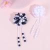 imageOAOLEER 6PCS Hair Bows for Girls Flower Hair Accessories for Girls Grosgrain Ribbon Bows With Alligator Clips Girl Hair Accessories for Kids Teen Back to School Round BowsBRound BowsB