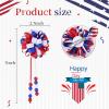 imageOAOLEER 6PCS Hair Bows for Girls Flower Hair Accessories for Girls Grosgrain Ribbon Bows With Alligator Clips Girl Hair Accessories for Kids Teen Back to School Round BowsBRound Bows4th of July
