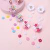imageOAOLEER 6PCS Hair Bows for Girls Flower Hair Accessories for Girls Grosgrain Ribbon Bows With Alligator Clips Girl Hair Accessories for Kids Teen Back to School Flower BowsAFlower BowsA