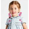 imageOAOLEER 6PCS Hair Bows for Girls Flower Hair Accessories for Girls Grosgrain Ribbon Bows With Alligator Clips Girl Hair Accessories for Kids Teen Back to School Flower BowsAFlower BowsA