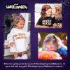 imageOAOLEER Halloween Hair Bows Clips 6PCS Bows for Hair Ghost Pumpkin Spider Web Halloween Hair Accessories for Toddlers Kids Baby Girls HalloweenOrangeHalloweenOrange