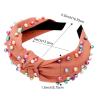 imageOaoleer 6Pack Pearl Headband With Wide knot for Women Girl