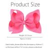 imageOaoleer 8PCS Hair Bows for Girls Navy Blue Grosgrain Ribbon Boutique Bow Alligator Clips Hair Accessories for Toddlers Little Girls Kids 8inch 6inch 45inch 3inch in Pair12PCS  Hot Pink