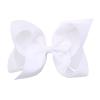 imageOaoleer 8PCS Hair Bows for Girls Navy Blue Grosgrain Ribbon Boutique Bow Alligator Clips Hair Accessories for Toddlers Little Girls Kids 8inch 6inch 45inch 3inch in Pair12PCS  White