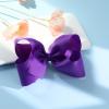 imageOaoleer 8PCS Hair Bows for Girls Navy Blue Grosgrain Ribbon Boutique Bow Alligator Clips Hair Accessories for Toddlers Little Girls Kids 8inch 6inch 45inch 3inch in Pair12PCS  Purple