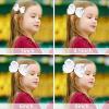 imageOaoleer 8PCS Hair Bows for Girls Navy Blue Grosgrain Ribbon Boutique Bow Alligator Clips Hair Accessories for Toddlers Little Girls Kids 8inch 6inch 45inch 3inch in Pair8PCS  White