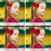 imageOaoleer 8PCS Hair Bows for Girls Navy Blue Grosgrain Ribbon Boutique Bow Alligator Clips Hair Accessories for Toddlers Little Girls Kids 8inch 6inch 45inch 3inch in Pair8PCS  Red