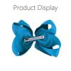 imageOaoleer 8PCS Hair Bows for Girls Navy Blue Grosgrain Ribbon Boutique Bow Alligator Clips Hair Accessories for Toddlers Little Girls Kids 8inch 6inch 45inch 3inch in Pair12PCS  Royal Bule
