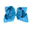 imageOaoleer 8PCS Hair Bows for Girls Navy Blue Grosgrain Ribbon Boutique Bow Alligator Clips Hair Accessories for Toddlers Little Girls Kids 8inch 6inch 45inch 3inch in Pair12PCS  Royal Bule
