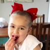 imageOaoleer 8PCS Hair Bows for Girls Navy Blue Grosgrain Ribbon Boutique Bow Alligator Clips Hair Accessories for Toddlers Little Girls Kids 8inch 6inch 45inch 3inch in Pair8PCS  Red