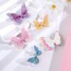 imageOaoleer Butterfly Hair Clips 10PCS Mini Satin Hair Bow Colorful Barrettes for Baby Girls Women Halloween Cosplaying Party Decor 2quotStyle A