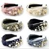 imageOaoleer 6Pack Pearl Headband With Wide knot for Women Girl