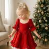 imageOAOLEER 2PCS 45inch Hair Bows for Girls Gold Sparkling Satin Alligator Clips Sparkling Ribbon Bow Hair Accessories for Girls Infants Toddlers Kids Teens Children GoldGold