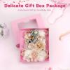 imageOAOLEER Baby Girl Floral Headbands Set 3pcs Flower Headbands Nylon Elastic Hair Band for Infant Newborn Toddler Hair AccessoriesFlower Headbands  2