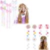 image12PCS Hair Bows for Girls Rainbows Hair Accessories with Alligator Clips for Kids Teen