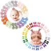 image24PCS 2inch Baby Hair Clips and 40PCS 2 Inches Baby Hair Ties