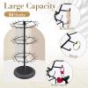 imageBracelet Holder Display Gold Jewelry Holder with 20 Movable Hooks Bracelet Stand Organizer3Tier Rotating Bracelet Organizer Jewelry Stand Black Metal Jewelry Display for Vendor With 54 Hooks