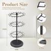 imageBracelet Holder Display Gold Jewelry Holder with 20 Movable Hooks Bracelet Stand Organizer3Tier Rotating Bracelet Organizer Jewelry Stand Black Metal Jewelry Display for Vendor With 54 Hooks