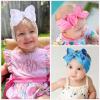 imageOAOLEER 24PCS Baby Girls Bows Headbands Nylon Hairbands Ribbon Bow Elastic Hair Accessories for Newborns Infants Toddlers and Kids