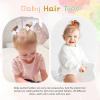 imageOAOLEER 40PCS 2 Inches Baby Hair Ties Toddler Hair Ties with Bows Elastic Ponytail Holders Mini Small For Baby Girls InfantsBaby Hair TiesC