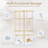 imageOAOLEER Jewelry Stand Holder OrganizerBracelet Holder Display Bracelet OrganizerNecklace Holder Gold Jewelry Stand Displays with Hanging Storage for Necklace Bracelet Earrings Rings