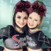 imageOaoleer 8inch Jumbo Large Cheer Bows Ponytail Holder Elastic Band Handmade Boutique Hair Accessories for Cheerleading Teen Girls College Women Sports 1PCS Royal BlueMaroon