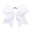 imageOaoleer 8inch Jumbo Large Cheer Bows Ponytail Holder Elastic Band Handmade Boutique Hair Accessories for Cheerleading Teen Girls College Women Sports 1PCS Royal BlueWhite