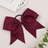 imageOaoleer 8inch Jumbo Large Cheer Bows Ponytail Holder Elastic Band Handmade Boutique Hair Accessories for Cheerleading Teen Girls College Women Sports 1PCS Royal BlueMaroon
