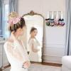 imageOAOLEER Scrunchie Holder Hanger Hair Tie Organizer Hair Accessories Organizer for Girls Women