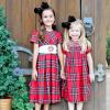 imageOaoleer 2PCS 6inch Hair Bows Clips Red Layered Grosgrain Ribbon Bows Hair Alligator Clips for Baby Girls Infants Toddlers Kids Teens ChildrenBlack