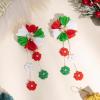 imageOAOLEER 6PCS Halloween Hair Bows for Girls Yellow Purple Flower Hair Accessories for Girls Grosgrain Ribbon Bows With Alligator Clips Girl for Kids Teen Flower BowsBack to SchoolFlower BowsChristmas