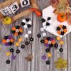 imageOAOLEER 6PCS Halloween Hair Bows for Girls Yellow Purple Flower Hair Accessories for Girls Grosgrain Ribbon Bows With Alligator Clips Girl for Kids Teen Flower BowsBack to SchoolFlower BowsHalloween