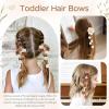 imageOAOLEER 6PCS Halloween Hair Bows for Girls Yellow Purple Flower Hair Accessories for Girls Grosgrain Ribbon Bows With Alligator Clips Girl for Kids Teen Flower BowsBack to SchoolFlower BowsFall