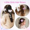 imageOAOLEER 6PCS Halloween Hair Bows for Girls Yellow Purple Flower Hair Accessories for Girls Grosgrain Ribbon Bows With Alligator Clips Girl for Kids Teen Flower BowsBack to SchoolButterfly BowsPurple