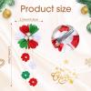 imageOAOLEER 6PCS Halloween Hair Bows for Girls Yellow Purple Flower Hair Accessories for Girls Grosgrain Ribbon Bows With Alligator Clips Girl for Kids Teen Flower BowsBack to SchoolFlower BowsChristmas