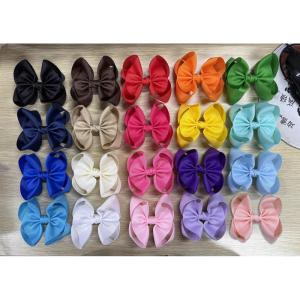 imageOaoleer 20PCS 3 Inch Hair Bows for Girls Grosgrain Ribbon Toddler Hair Accessories with Alligator Clips for Toddlers Baby Girls Kids Teens in Pairs