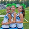 imageOaoleer 12pcs Glitter Cheer Bows for Cheerleading 7 Large Shiny Cheer Hair Bows Ponytail Holder for Cheerleader Girls Softball Sports BlueGreen
