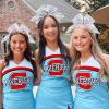 imageOaoleer 12pcs Glitter Cheer Bows for Cheerleading 7 Large Shiny Cheer Hair Bows Ponytail Holder for Cheerleader Girls Softball Sports BlueSilver